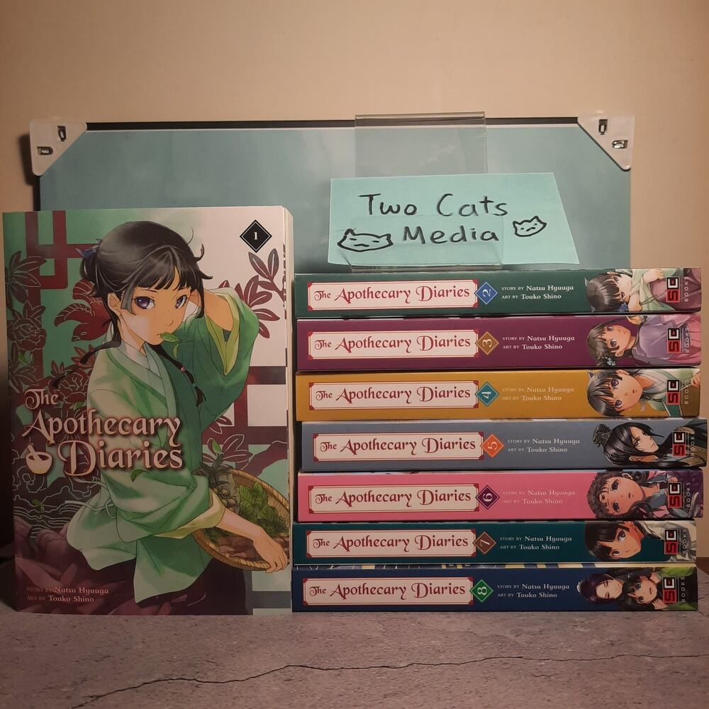 📚 The Apothecary Diaries Vol. 1-8 Official English Light Novel Bundle